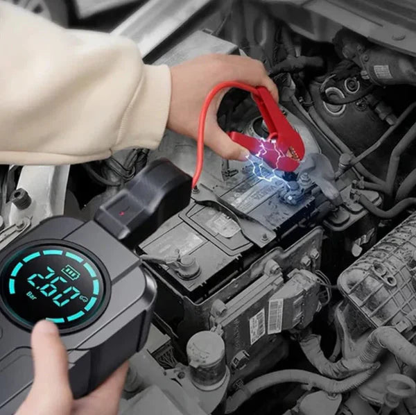 Urban Hive™Jump Starter With Air Pump هيكساليفينغ™ جهاز تشغيل البطارية مع منفاخ هواء