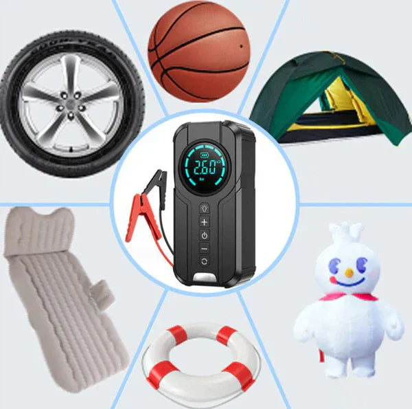Urban Hive™Jump Starter With Air Pump هيكساليفينغ™ جهاز تشغيل البطارية مع منفاخ هواء