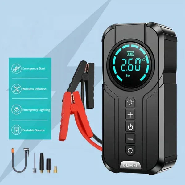 Urban Hive™Jump Starter With Air Pump هيكساليفينغ™ جهاز تشغيل البطارية مع منفاخ هواء